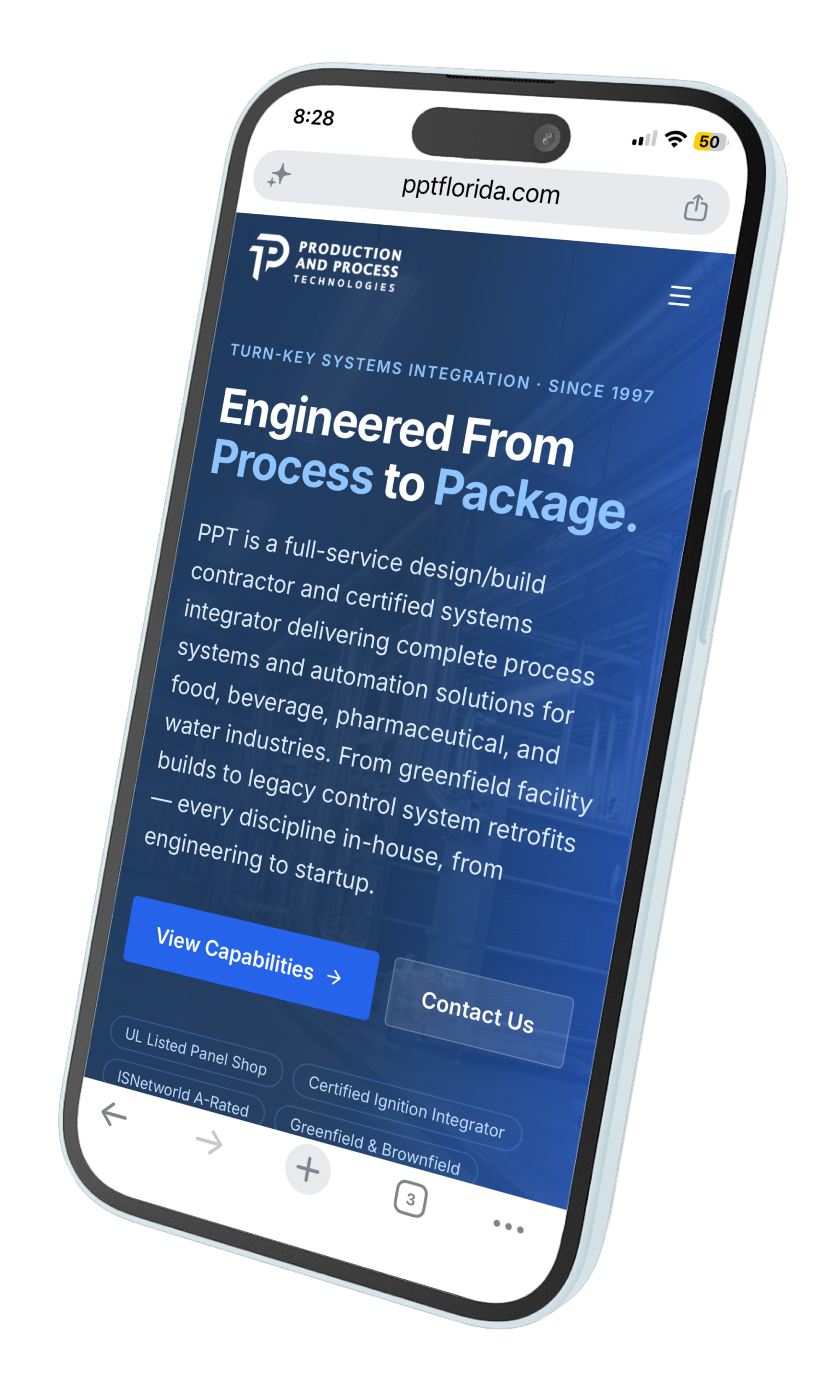 Explore the PPT sitemap for our list of services and service industries